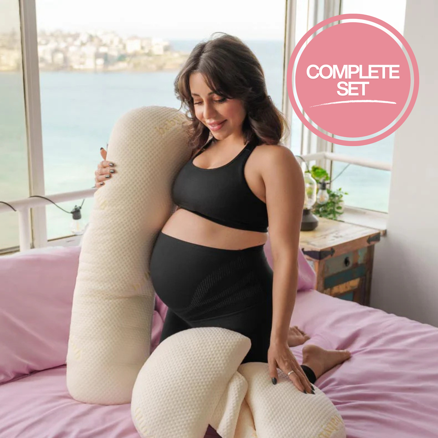 BellyRest Pregnancy Pillow + Full Body Attachment