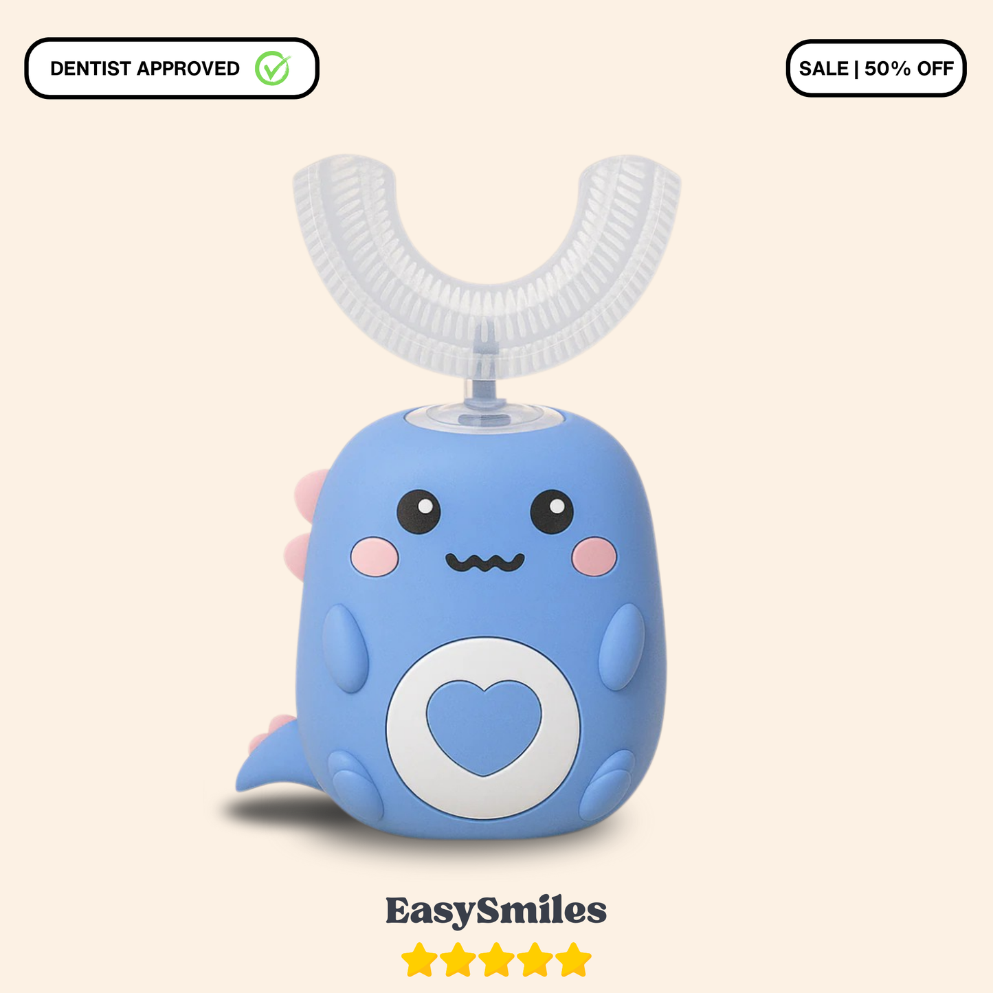 EasySmiles - Ultrasonic U Shaped Electric ToothBrush