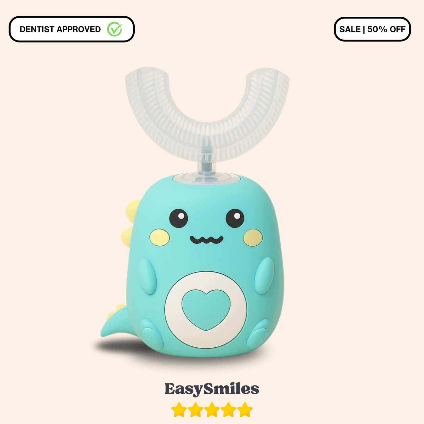EasySmiles - Ultrasonic U Shaped Electric ToothBrush