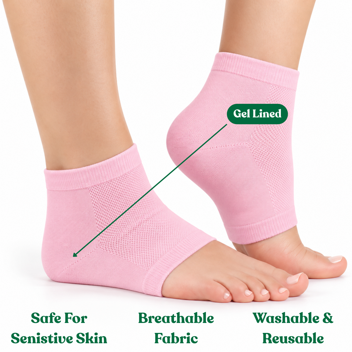 SilkHeel Pro™ Moisturizing Heel Socks